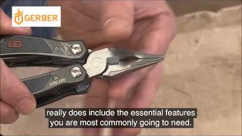 Gerber Bear Grylls 12 in 1 Multi Tool Survival Tool Video Demonstration: