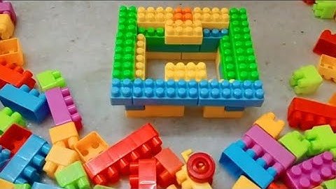 Satisfying DIY House /ASMR Building Blocks/ relaxation#satisfying  #asmr#asmrsounds#buildingblocks