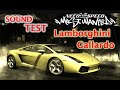Sound Test And Run Stock Lamborghini Gallardo NFS Most Wanted 2005 Sound Test And Run Stock Lamborghini Gallardo NFS Most Wanted 2005