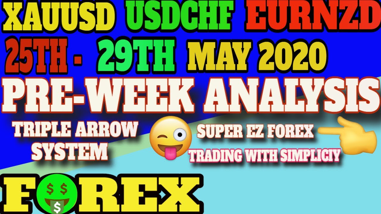 PRE WEEK FOREX ANALYSIS MAY 25th -29th 2020-TRIPLE ARROWS SYSTEM|HOW TO TRADE FOREX- DAY TRADING FX