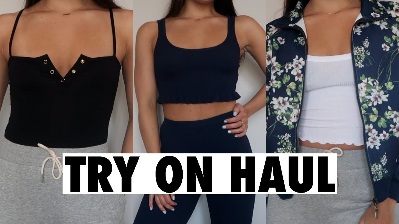 SPRING 2018 TRY ON CLOTHING HAUL | HONEYBUM - YouTube