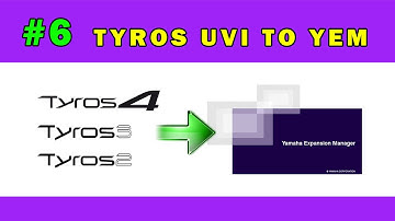 Yamaha Expansion Manager #6 - Content importing from Tyros to YEM (UVN, UVD, UVI to ppf, ppi)
