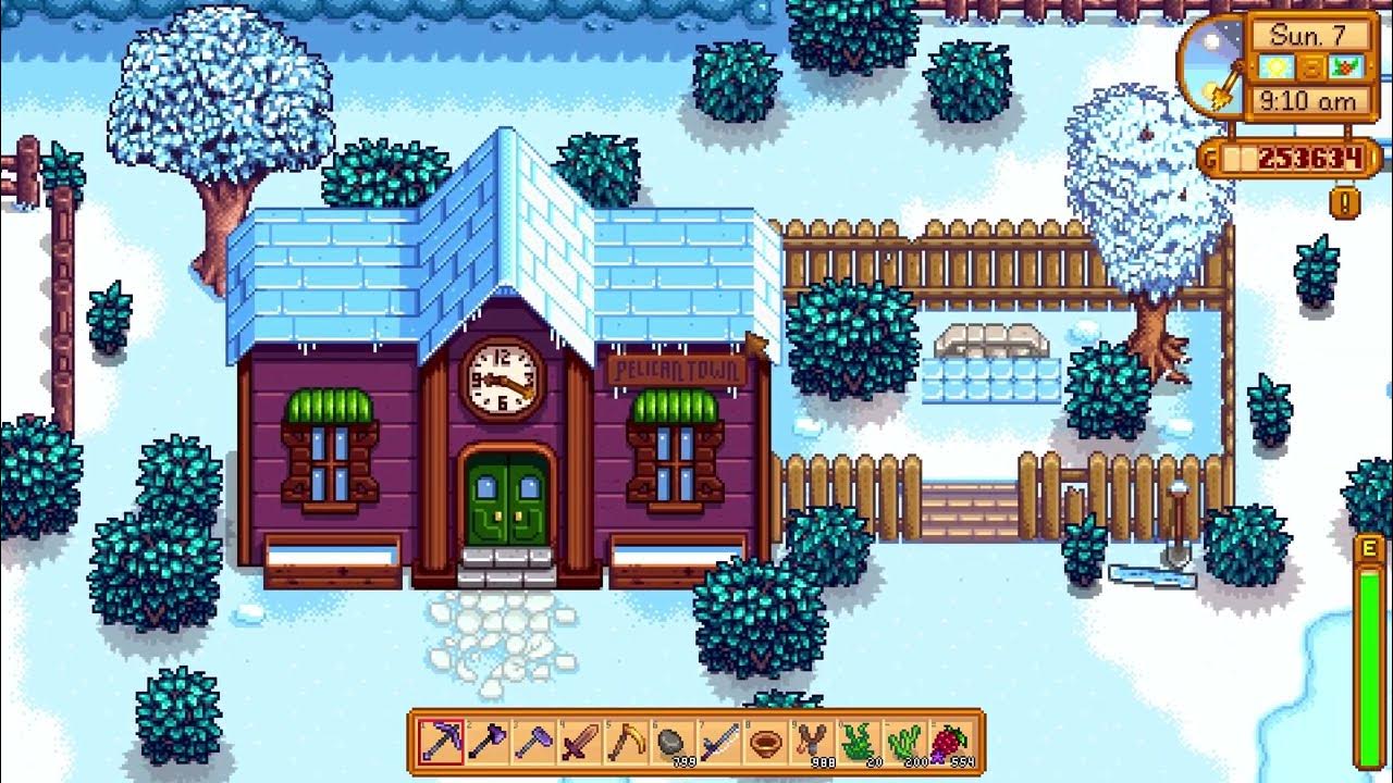 I Hid Something Behind The Community Center Stardew Valley What is hidden behind the Community Center ? - Stardew Valley 1.5 - YouTube