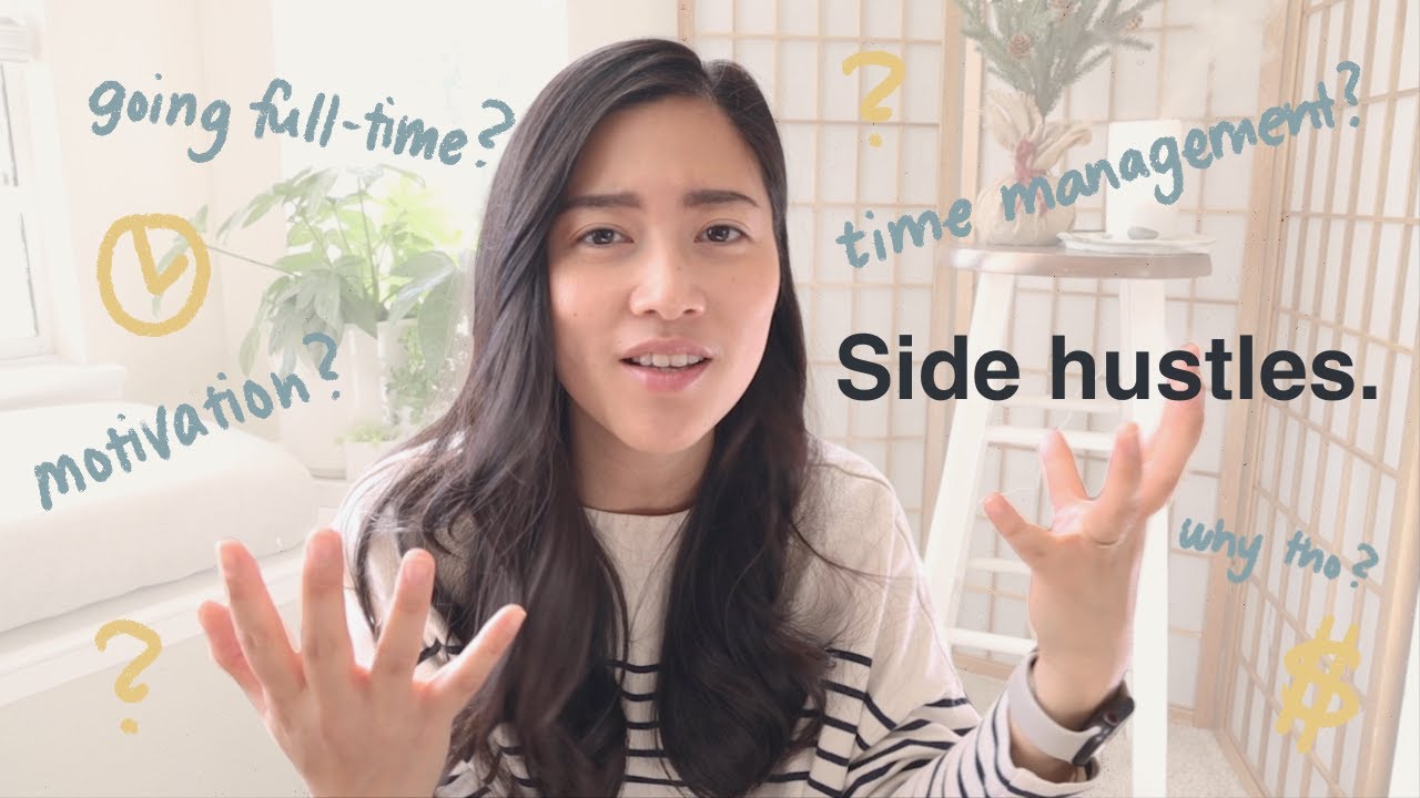 Tips for working on a side hustle (with a full time job) - YouTube