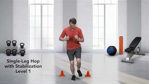 How to do a Single-Leg Hop Stabilization Level 1