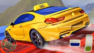 Real Taxi Car Stunts 3D - Imposible Ramp Car Stunt | Juego de Android screenshot 1