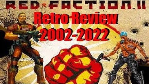 Red Faction 2. PS2. 20th Anniversary Quickie Retro Review 2002 - 2022. (Review in text)