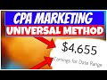 $50-500/Day with CPA Affiliate Marketing 2021 | COMPLETE COURSE FOR BEGINNERS (WORLDWIDE METHOD)