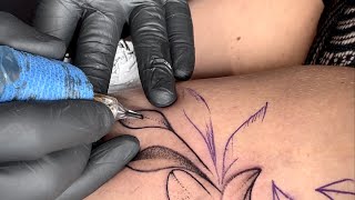 Whip shading Tattoo | Time lapse