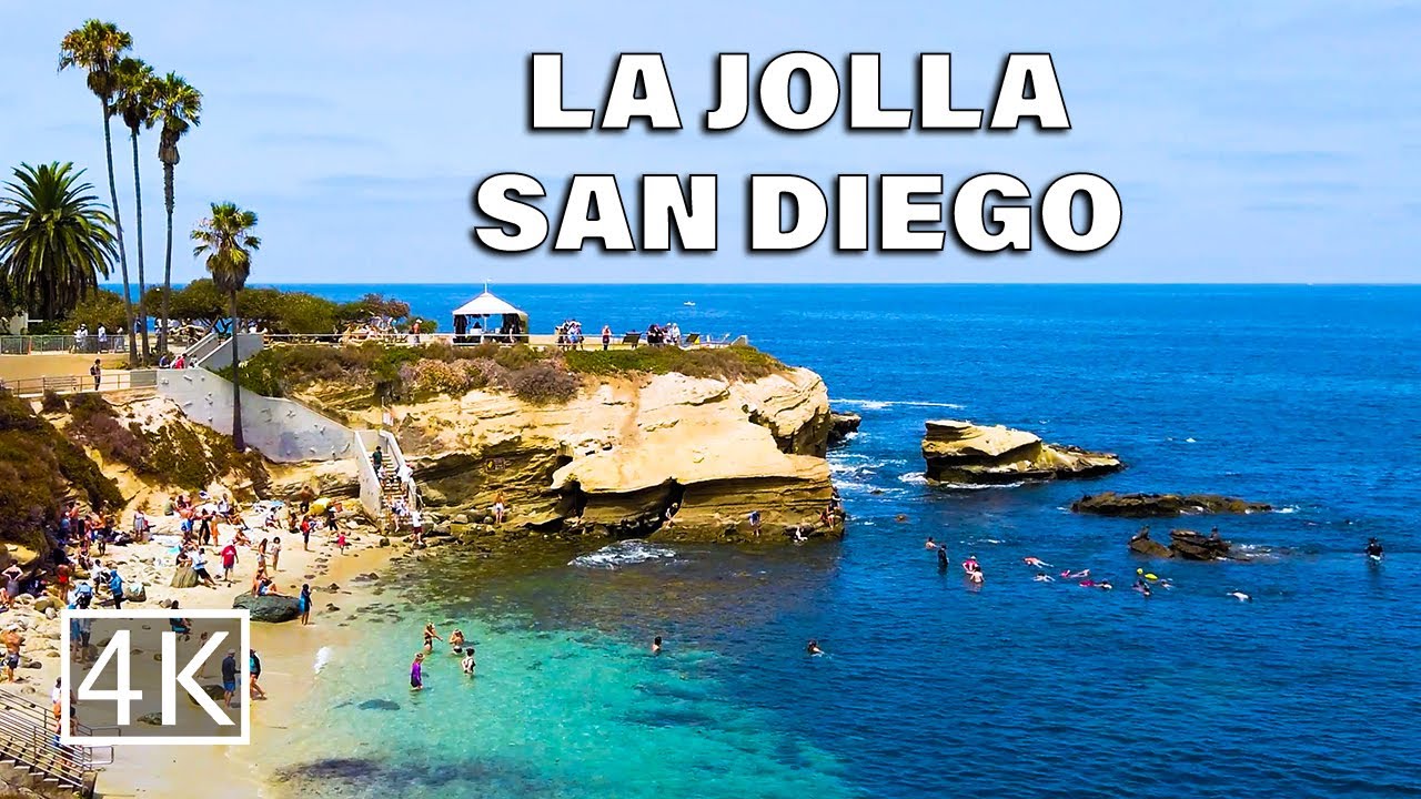 [4K] La Jolla in San Diego, California USA - Walking Tour - YouTube