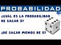 Probabilidad de un evento simple con un dado | Ejemplo 3