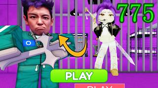 ESCAPE THANOS SQUİD GAME 2 CURSED PRISON RUN! ROBLOX OBBY 775 #roblox