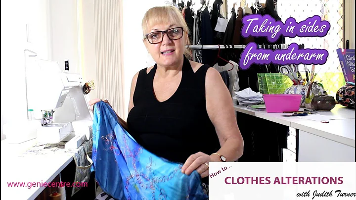 Take in sides dress correctly from underarm