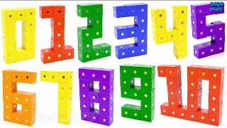 Magnetic Cube| Learn Colors and Make Numbers 0 to 10| Numbers 0 to 10| Playing and learning for Kids