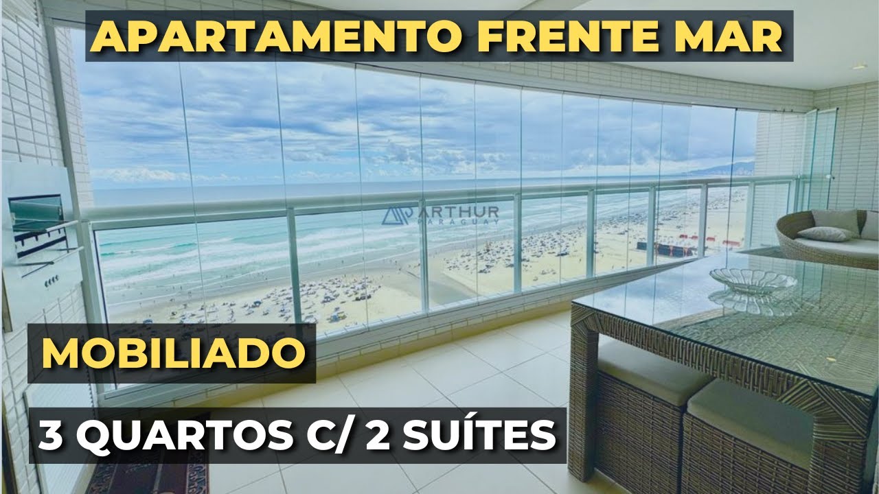 APARTAMENTO 3 DORMITÓRIOS À VENDA NO BOQUEIRÃO FRENTE MAR E SACADA GOURMET