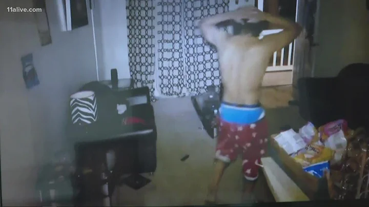 Atlanta Police drone video shows moment suspect ch...