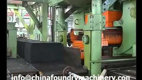 Ruvii Static Pressure Open Molding Line for Iron Casting for Mass Production in Foundry