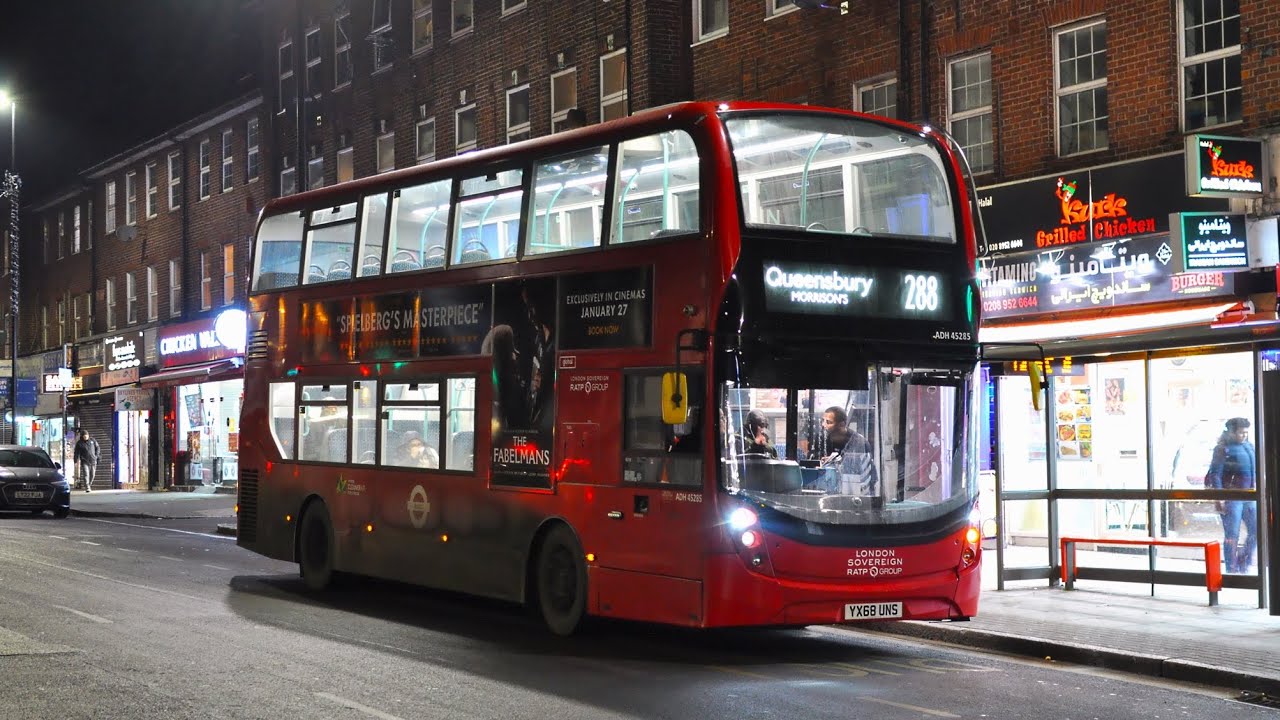 **FIRST TIME** RATP Group Route 288 ADH45285, YX68UNS Edgware