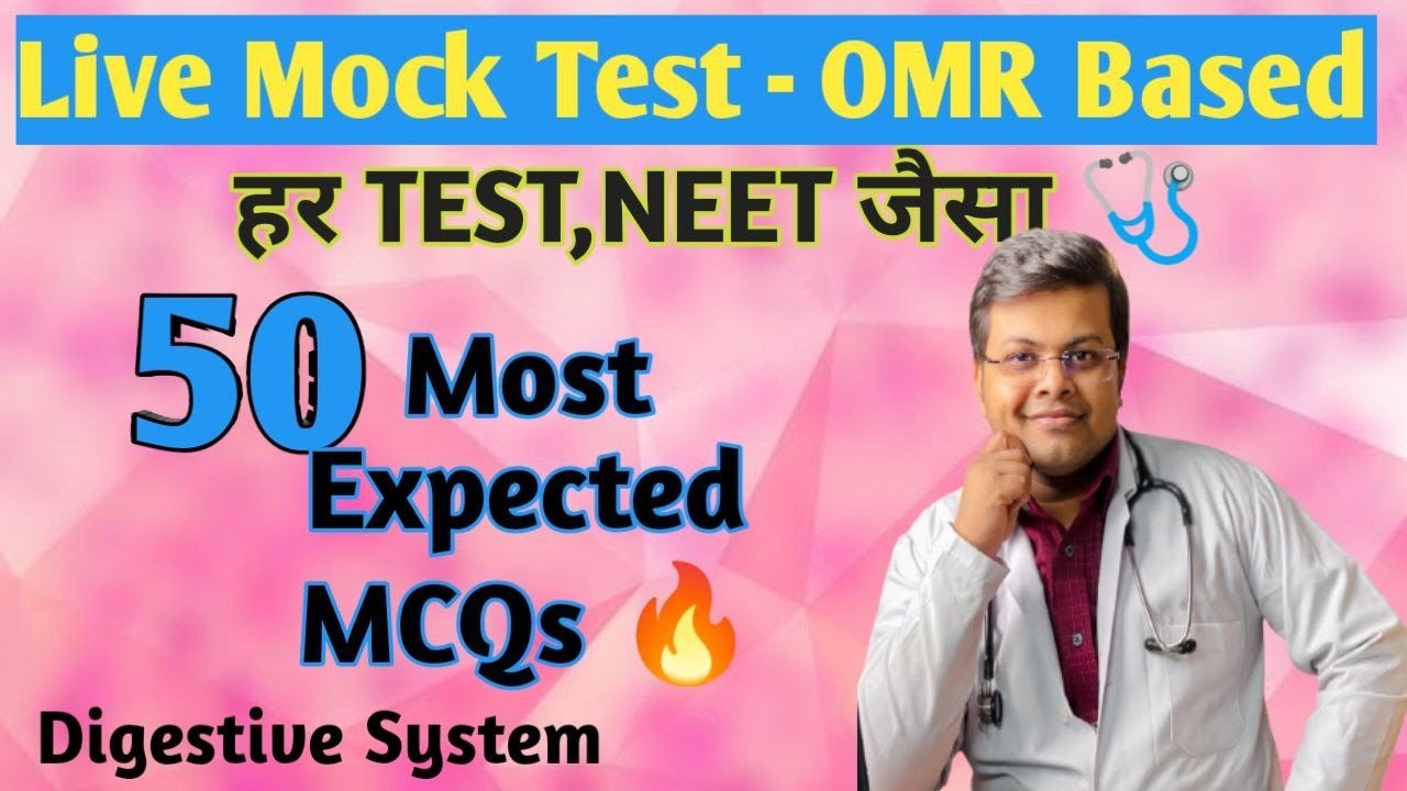 NEET 2023 Questions Practice Session for NEET Biology Digestion and