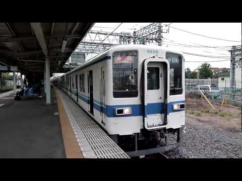 東武8000系　8506F＋8175F　急行小川町行き　武蔵嵐山駅発車