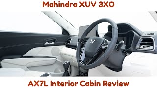 Mahindra XUV 3XO - AX7 L Interior Cabin Review