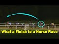 What a Finish to a Horse Race @horseracesinfo
