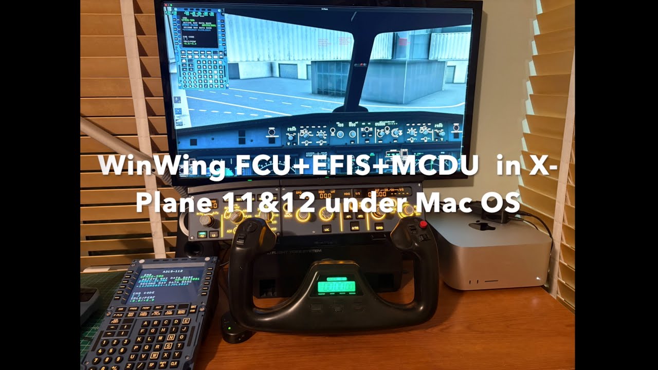 Using Winwing (WINCTRL) FCU, EFIS and MCDU panels in a Mac platform
