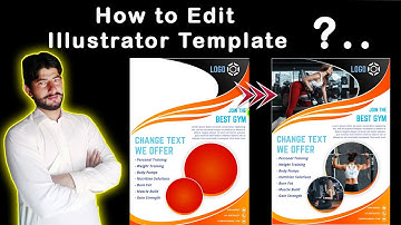 How To edit Freepik Vector Template without Clipping Mask - Shamraiz Warraich
