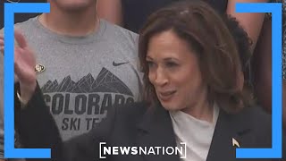 Famous Harris honors Biden’s legacy while addressing NCAA champions | NewsNation Live Net Worth