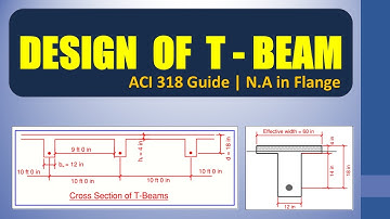 How to Design Reinforced Concrete T-Beam | ACI 318 Guide | Neutral Axis in Flange