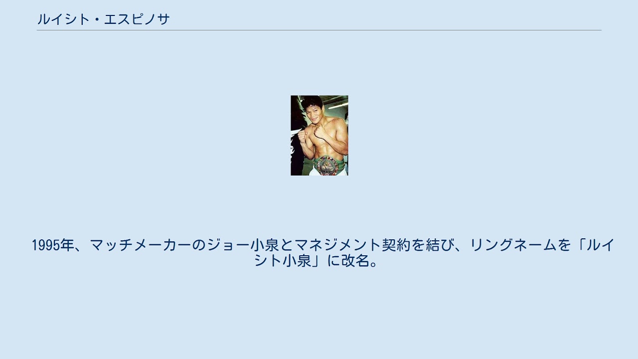 ルイシト・エスピノサ