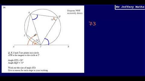14. Circle Theorems (GCSE Maths - Edexcel Practice Tests Set 2 - 3H)