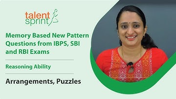 Arrangements and Puzzles || Memory Based New Pattern Questions from IBPS, SBI and RBI Exams