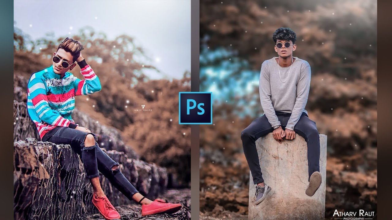 ATHARV RAUT photo editing / Atharv raut photo editing secrets in photoshop - Amit editz