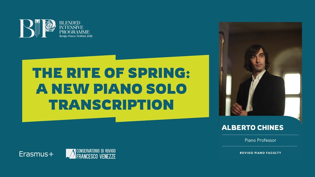 The Rite of Spring A new piano transcription ALBERTO CHINES