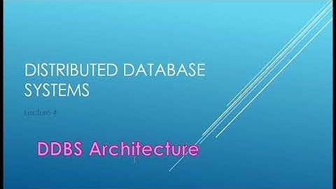 DDBS Architecture | Homogeneous, Heterogeneous & Client server Architecture |  DDBS | Lec#4 | Urdu