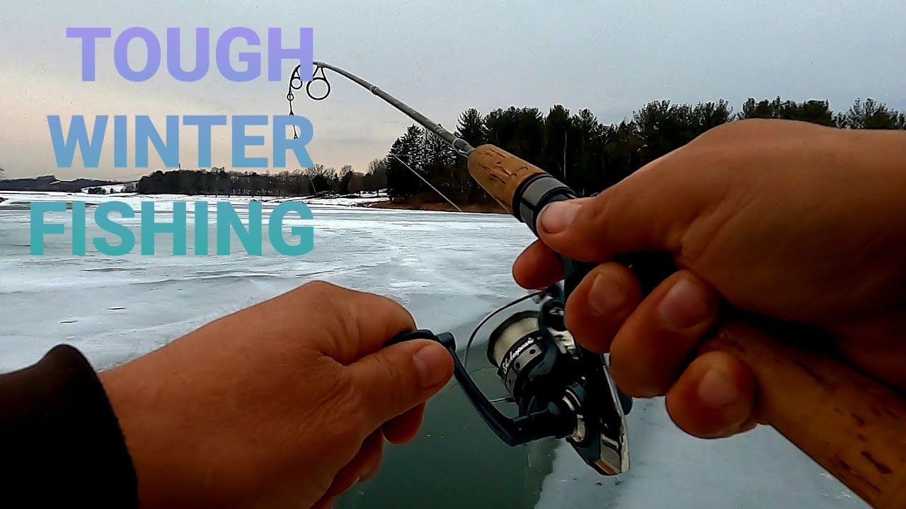 Tough Winter Fishing at Dunlap Creek Lake YouTube