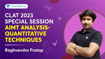 CLAT 2023 | AIMT Analysis | Quantitative Techniques
