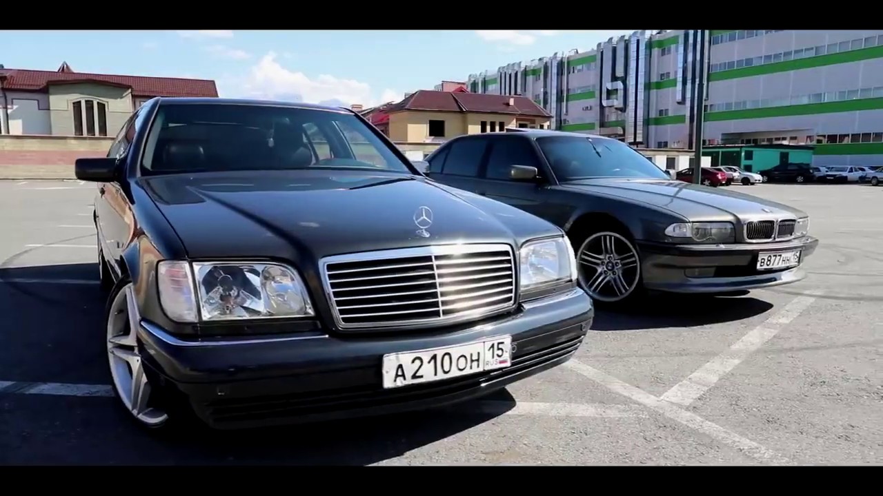 MERCEDES w140 & BMW e38 (music video) YouTube