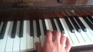 Tutorial Adele chasing pavements right hand verse