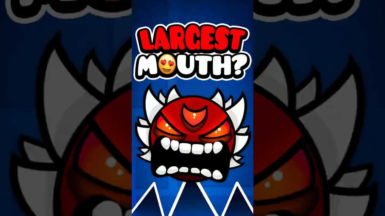 Which Demon face has the LARGEST MOUTH?