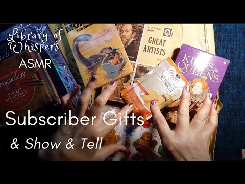 ASMR | Subscriber Gift Unwrapping PLUS Other Lovely Items Whispered Show & Tell
