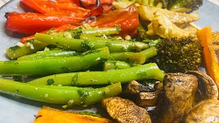 Lenten dishes! You will start cooking these vegetables every day! Beans! Green asparagus!