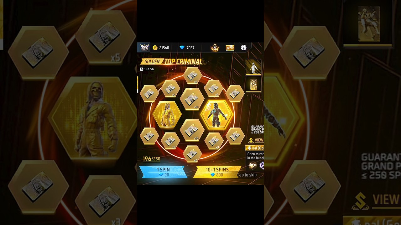 GOLDEN CRIMINAL SPIN 