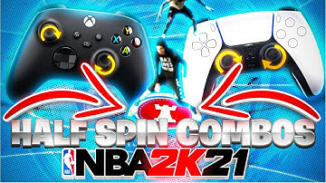 *NEW* NBA 2K21 CURRENT GEN HOW TO HALF SPIN DRIBBLE COMBO TUTORIAL W/ HANDCAM! EASY DRIBBLE TUTORIAL
