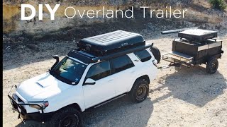 DIY Budget Overland Trailer | Off Road Camping Trailer Build #overland #trailer #build