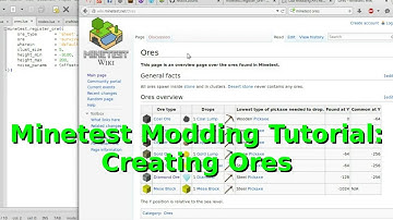 Minetest Modding: Making Ores