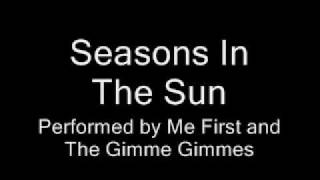 Video thumbnail of "Seasons in the Sun"