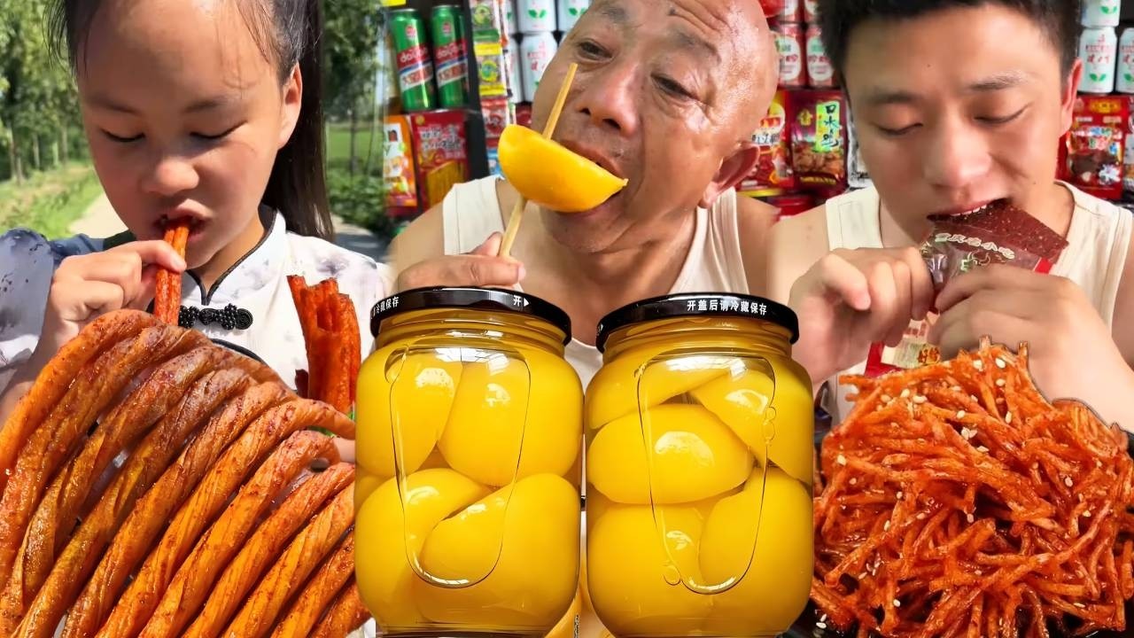 Video đồ ăn vặt Trung Quốc trên Tik Tok丨Những món ăn vặt mà hồi nhỏ mẹ không cho ănEP441