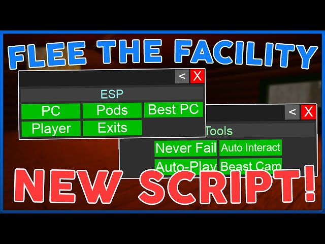 NEW] Flee The Facility Script Hack GUI  Computer + Beast ESP & MORE!  [ROBLOX] *PASTEBIN 2021* 